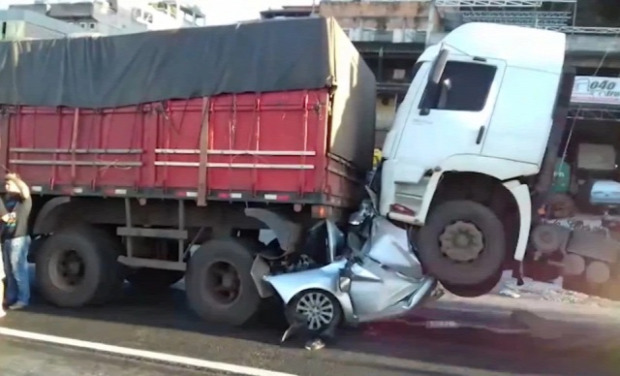A világ érdekes baleset Brazília kamion