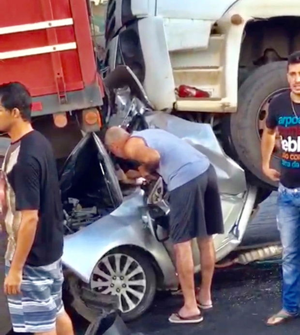 A világ érdekes baleset Brazília kamion