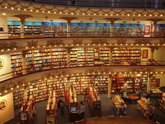 A világ érdekes legszebb  könyvesbolt színház Argentína