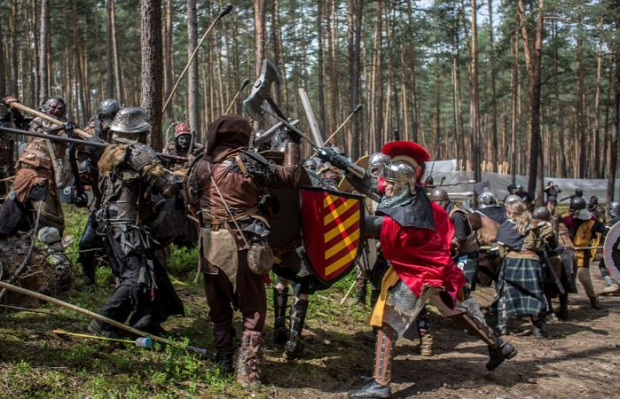 A világ érdekes rajongó Tolkien Hobbit csata újrajátszás öt sereg csatája