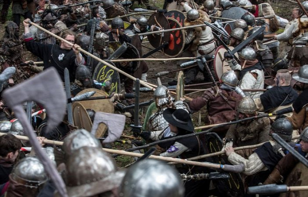 A világ érdekes rajongó Tolkien Hobbit csata újrajátszás öt sereg csatája