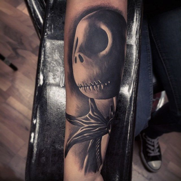 A világ érdekes tetoválás tatoo Fred Flores művész szénrajz