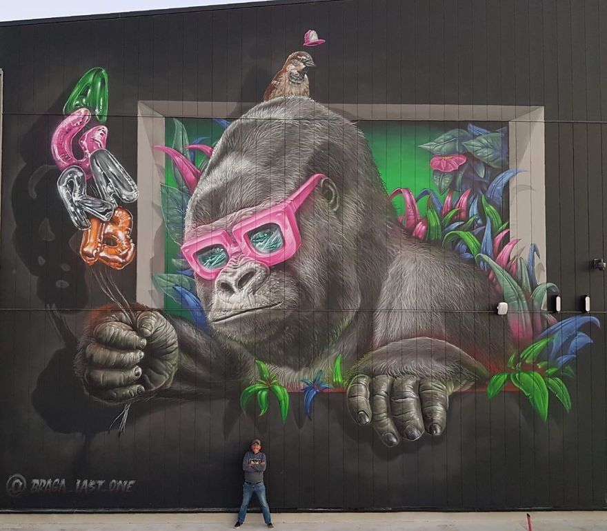 graffiti  3D Braga Last One