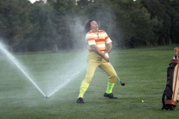 A világ érdekes golf játék sport vicces humoros