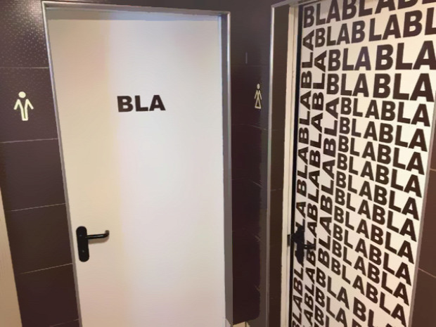 A világ érdekes vécé ajtó tábla jelölés