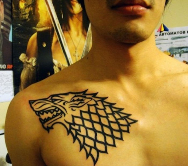 A világ érdekes tetoválás tetkó Trónok harca