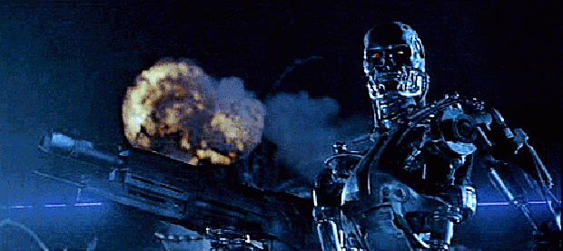 A világ érdekes Terminator James Cameron háború robot