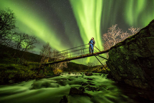 A világ érdekes északi fény sarki fény Norvégia