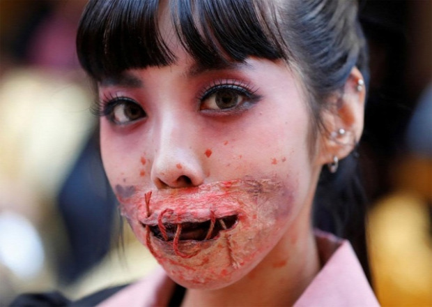 A világ érdekes halloween horror Japán