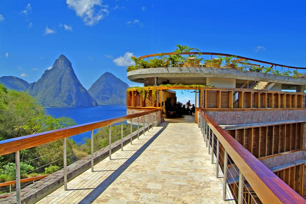 A világ érdekes Karib luxus szálloda St. Lucia