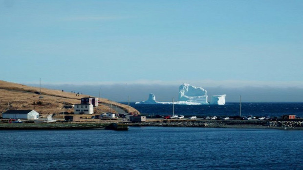 A világ érdekes Kanada Új-Fundland Ferryland jéghegy