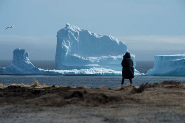 A világ érdekes Kanada Új-Fundland Ferryland jéghegy