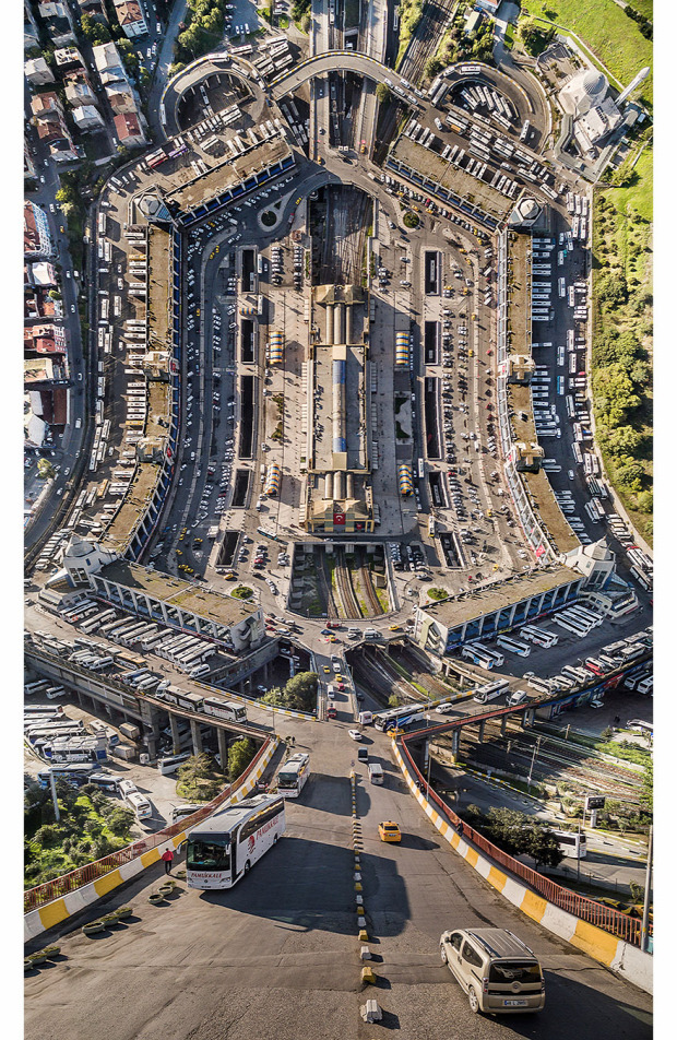 A világ érdekes Isztambul látkép görbült eredet