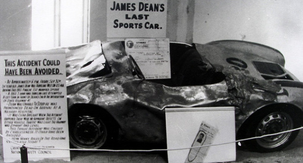 A világ érdekes rejtély James Dean kocsi porsche halál elátkozott