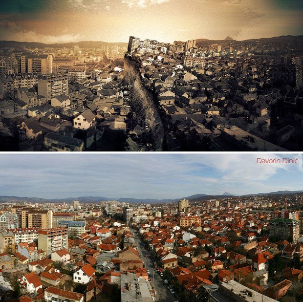A világ érdekes Nis Szerbia város pusztulás armageddon