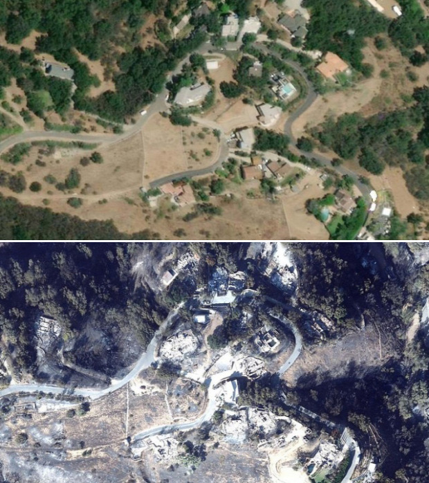A világ érdekes Kalifornia Malibu tűzvész katasztrófa
