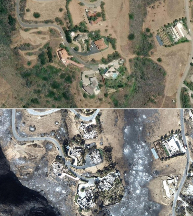A világ érdekes Kalifornia Malibu tűzvész katasztrófa