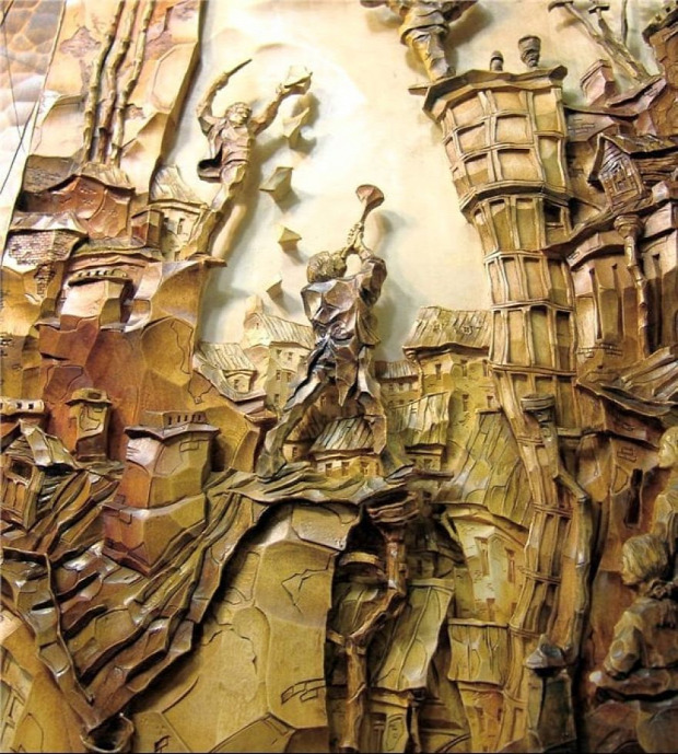 Jevgenyij Dubovik orosz fafaragó művész