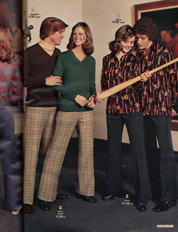 A világ érdekes divat 70-es évek páros