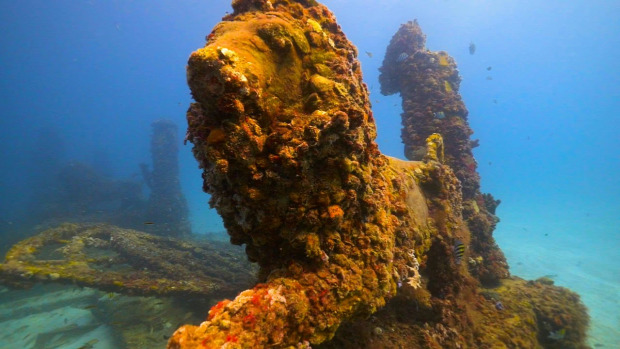 Florida Miami vízalatti temető Neptune Memorial Reef