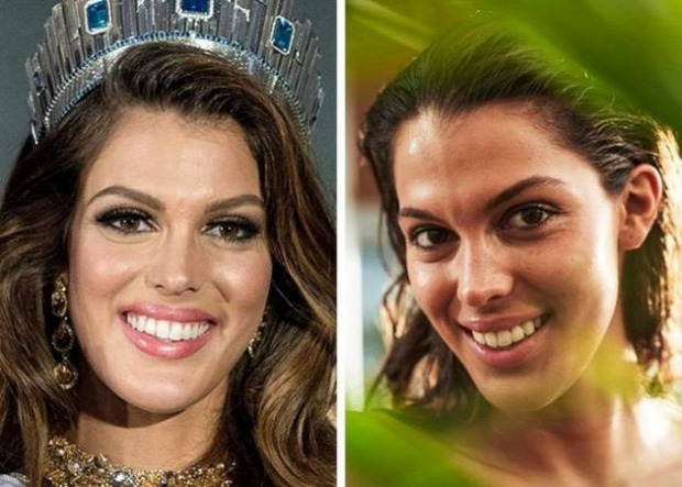 A világ érdekes Miss Universe smink nélkül szépség
