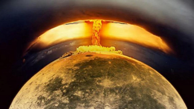atombomba niukleáris fegyver világűr Hold műhold
