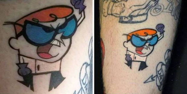 A világ érdekes tetkó tetoválás tatoo retró nosztalgia rajzfilm