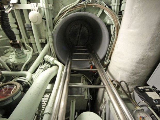 A világ érdekes Franciaország tengeralattjáró rakéta hordozó múzeum Cherbourg Cité de la Mer Redoutable