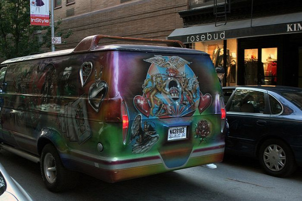 A világ érdekes Van kisteherautó festés