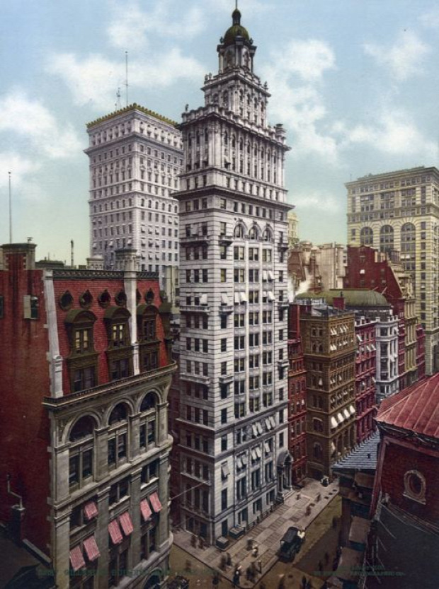 A világ érdekes New York 1900 színezett fotók