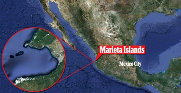 strand föveny titkos rejtett Mexikó