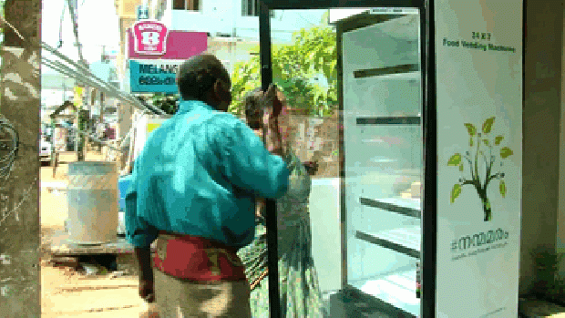 A világ érdekes india utca étterem hűtő maradék