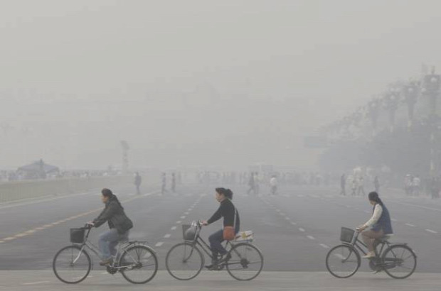 Isten állatkertje Kína Peking szmog füst