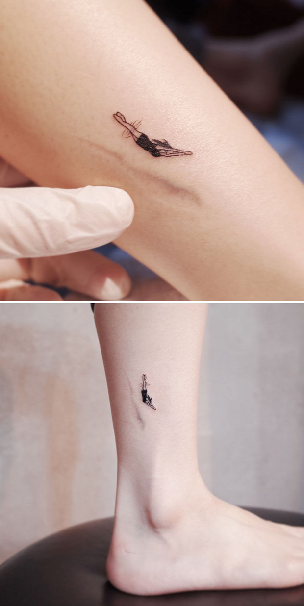 A világ érdekes seb heg tetoválás tattoo tetkó