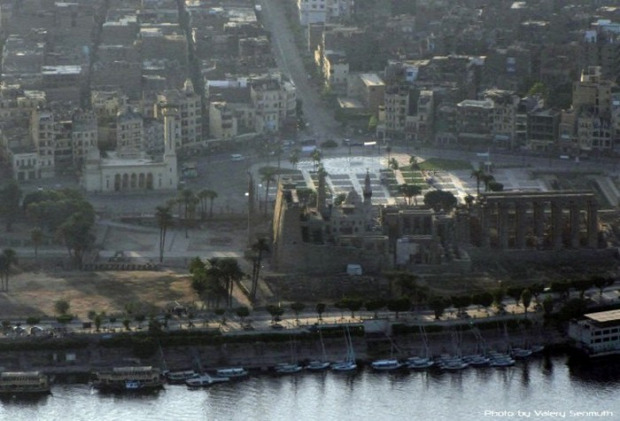 Egyiptom műemlék légifelvétel