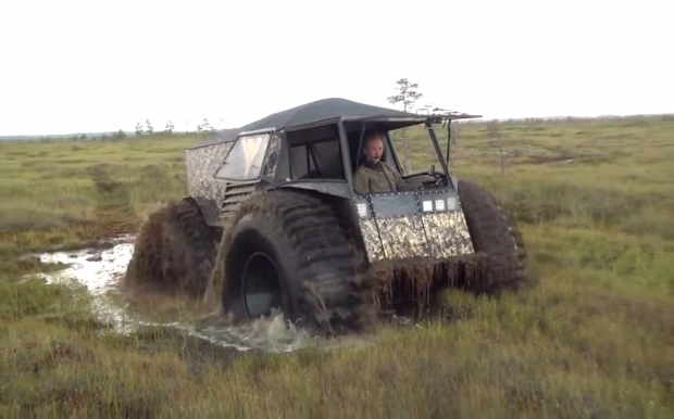 Kütyülógia Sherp Serpa ATV terepjáró orosz tajga