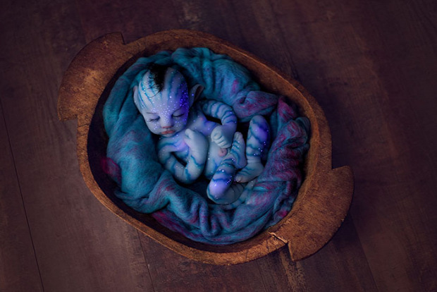 A világ érdekes baba gumi szilikon Avatar