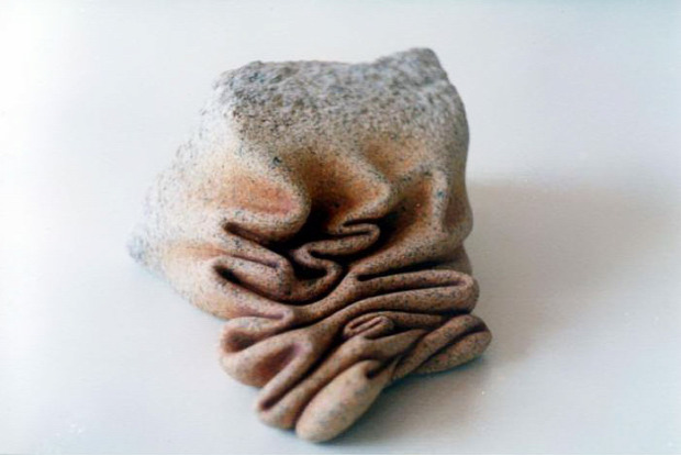 A világ érdekes szobor kő kvarc gránit gyűr csavar ráncol José Manuel Castro López