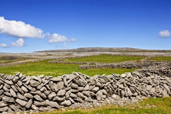 A világ érdekes Írország mészkő Szürke fal