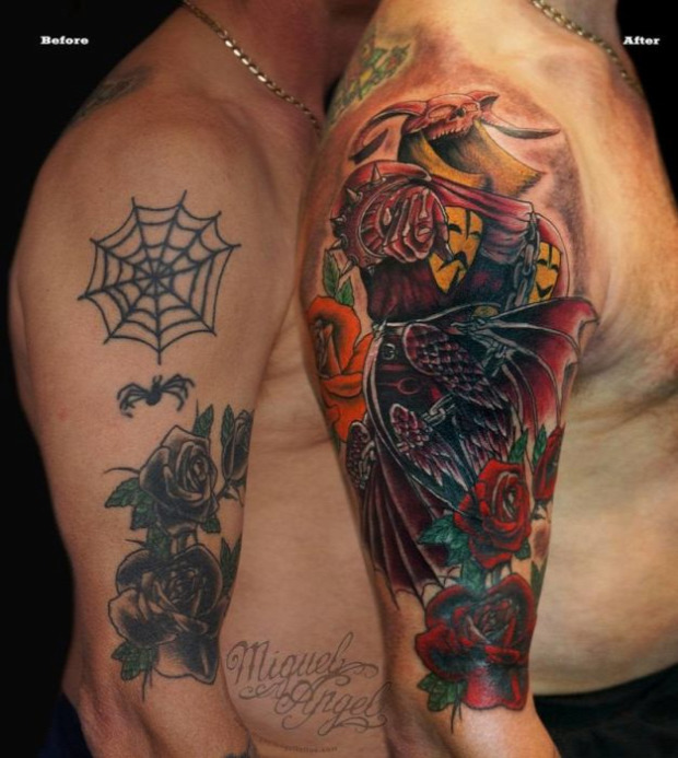 A világ érdekes tetoválás tetkó tatoo felújítás átrajzolás