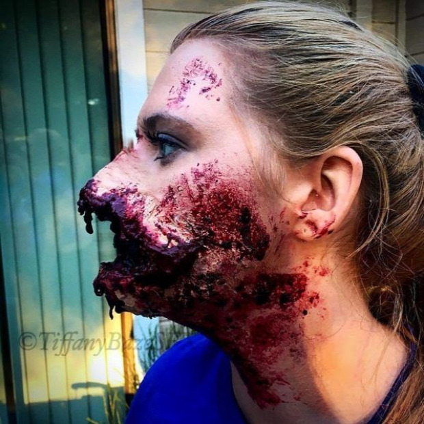 A világ érdekes sminkes horror zombi