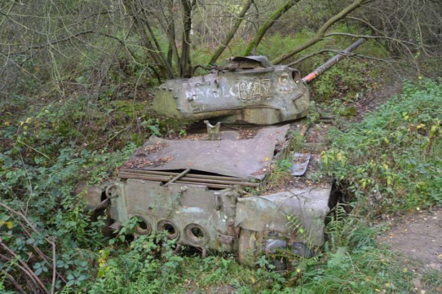 A világ érdekes Németország tank harckocsi elhagyott