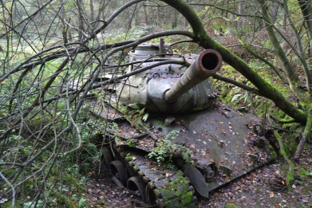 A világ érdekes Németország tank harckocsi elhagyott