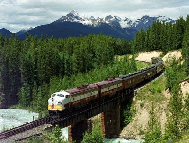 A világ érdekes vasút Kanada