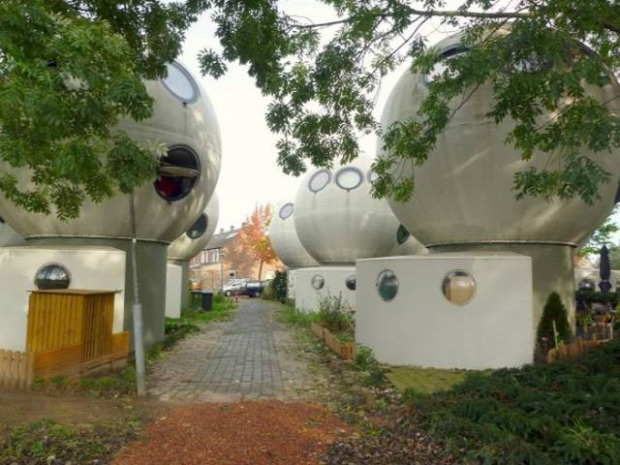 A világ érdekes Hollandia buborék gömb ház