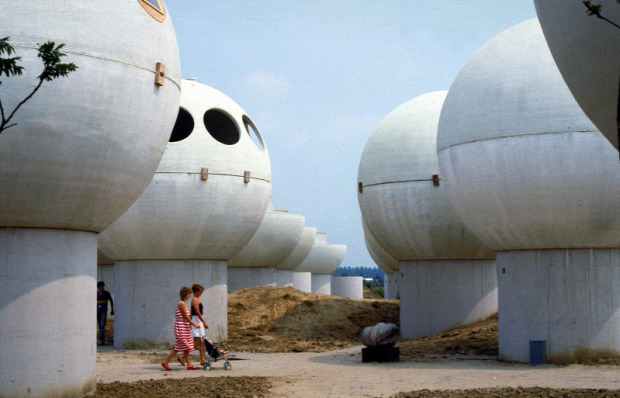 A világ érdekes Hollandia buborék gömb ház