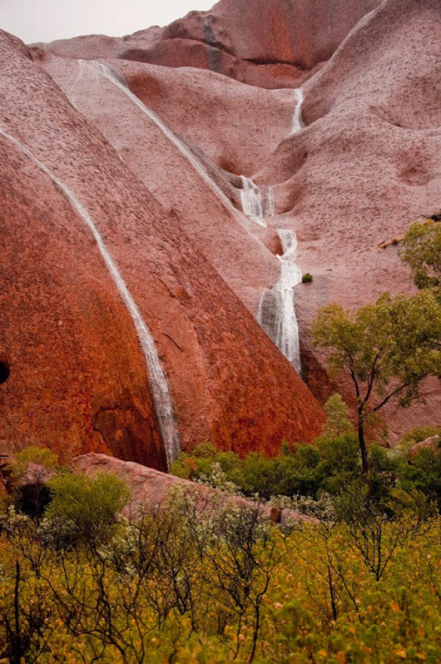 Ausztrália Uluru Ayers-rock Ayers-szikla vízesés