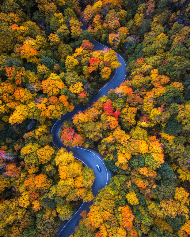 A világ érdekes ősz színek USA észak-kelet