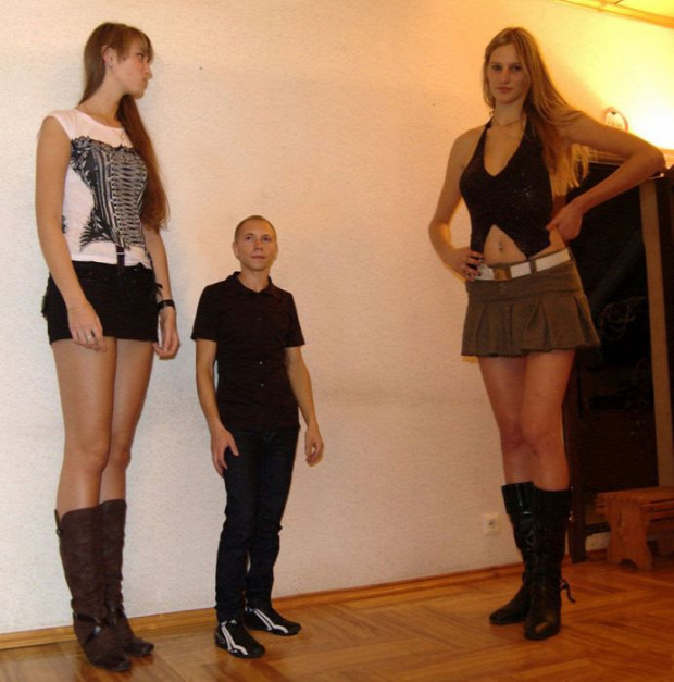A világ érdekes nő lány magas legmagasabb