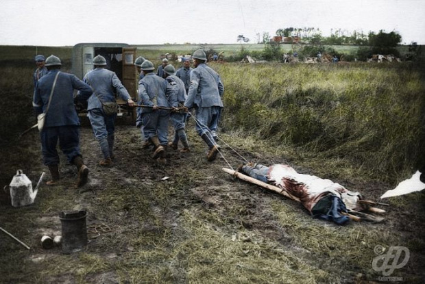 A világ érdekes első világháború fotó fénykép retusált színezett